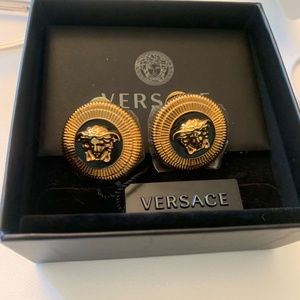 BRAND NEW Versace Medusa Head Earrings LARGE
